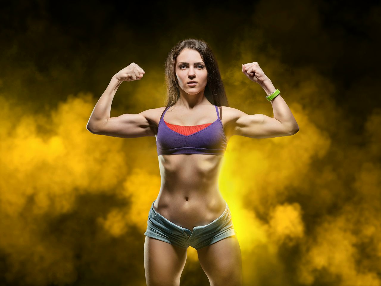 Athletic girls in Riga